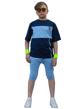 Футболка iRMi для мальчика, цвет синий