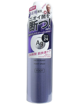 Спрей дезодорант-антиперспирант для ног с ионами серебра без запаха, 142 г, Shiseido