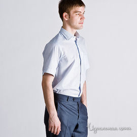 Сорочка Roberto Bruno  с коротким рукавом, светло-голубая