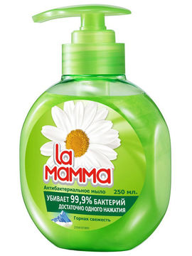 Антибактериальное мыло с ароматом горной свежести, 250 мл, La mamma