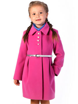 Пальто stillini luxe для девочки, цвет розовый