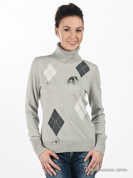 Пуловер Pezzo женский, цвет серый