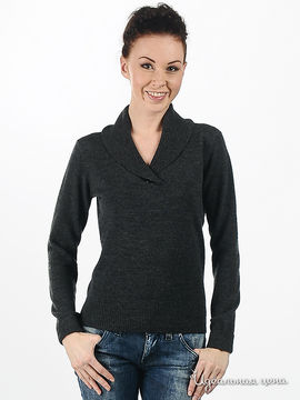 Пуловер Pezzo женский, цвет темно-серый
