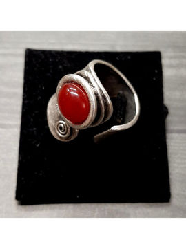 Кольцо "Кикимора" De.lin`a, цвет красный