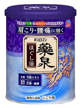 Согревающая соль для ванны с восстанавливающим эффектом с экстрактом дудника, 750 г, Hakugen Earth