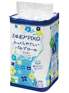 Туалетная бумага ароматизированная однослойная ELLEMOI Piko, 50 м, 12 рулонов, Kami Shodji