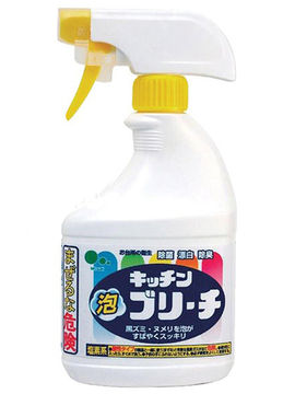 Универсальное кухонное моющее и отбеливающее пенное средство с возможностью распыления, 400 мл, Mitsuei