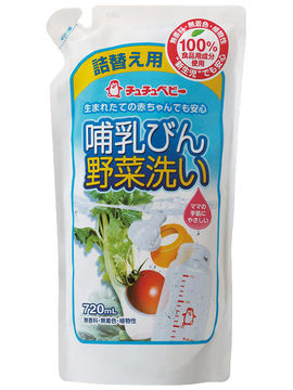 Жидкое средство для мытья детских бутылок, овощей и фруктов, 720 мл, Chu-Chu BABY