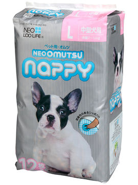 Подгузники для домашних животных, размер L, 7-12 кг, 12 шт, Neo Loo Life