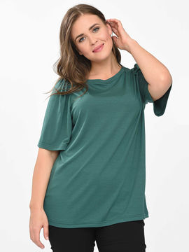 Блуза Svesta, цвет темно-зеленый