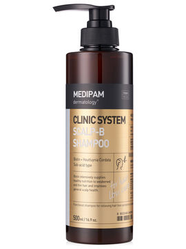 Клиник систем Укрепляющий шампунь от выпадения волос (500мл) MEDIPAM
