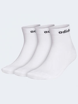 Носки, 3 пары Adidas, цвет белый