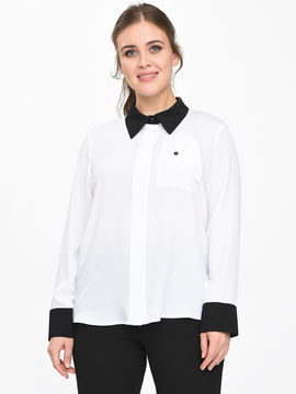 Блуза Svesta, цвет белый, черный