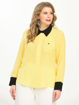 Блуза Svesta, цвет жёлтый, черный