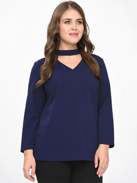 Блуза Svesta, цвет темно-синий