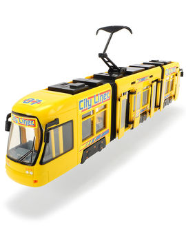 Игрушечный городской трамвай, 46 см DICKIE, цвет желтый