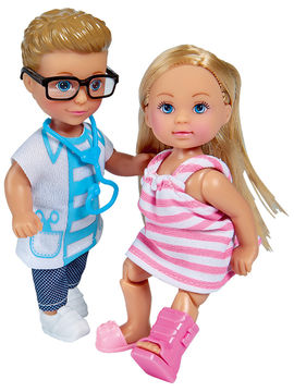Куклы Еви 12 см и Тимми набор На приеме у доктора Simba