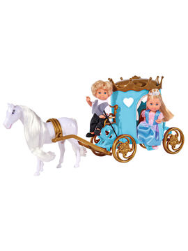Кукла Еви 12 см и Тимми в карете Simba