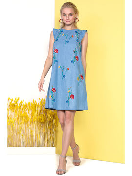 Платье Baon, цвет голубой-синий