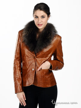 Куртка Sandro Ferrone&Suprem женская, цвет светло-коричневый