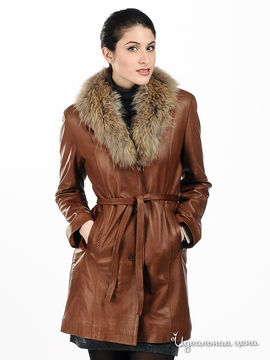 пальто Sandro Ferrone&Suprem женское, цвет коричневый