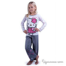 Пижама Cartoon brands для девочки, цвет серый