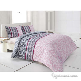Комплект постельного белья Issimo CAREN, цвет розовый, евро