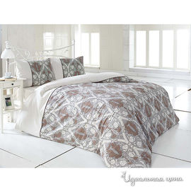 Комплект постельного белья Issimo DOLCE, цвет коричнево серый, 1,5 спальный