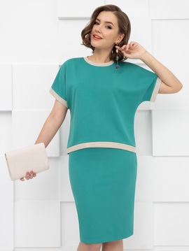 Комплект с юбкой Хороший пример, Charutti, цвет зеленый