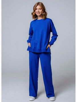 Комплект домашней одежды D_LINA, цвет синий