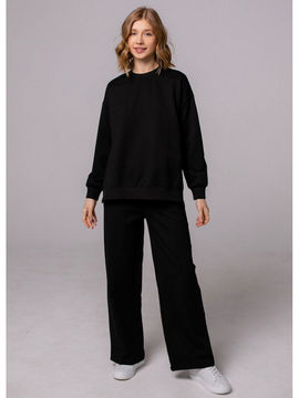 Комплект домашней одежды D_LINA, цвет черный