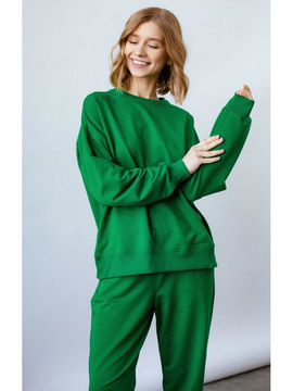 Комплект домашней одежды D_LINA, цвет зеленый