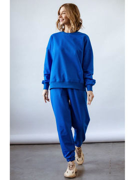 Комплект домашней одежды D_LINA, цвет синий