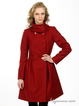 Пальто LOVE MOSCHINO женское, цвет красный
