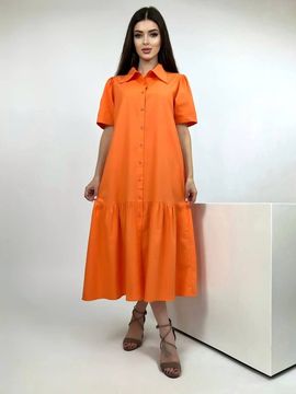 Платье Mario Enzo,цвет оранжевый
