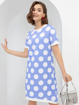 Платье Люблю Пикассо (модница), цвет голубой