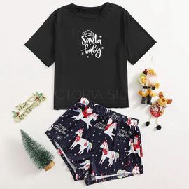 Домашний комплект футболка с шортами, цвет мультиколор