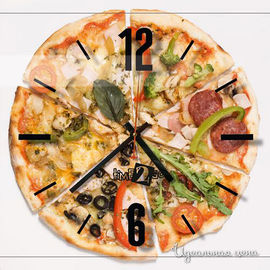 Часы настенные Time2go ""Пицца""