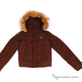 Куртка Abercrombie&Fitch детская, цвет коричневый