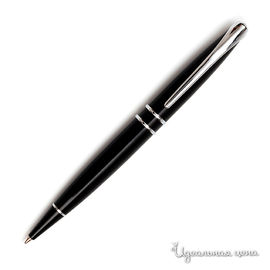 Ручка шариковая Cerutti SILVER CLIP мужская, цвет черный