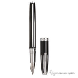 Ручка перьевая Cerutti ручки "MERCURY STRIPES" мужская, цвет черный
