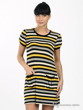 Платье Koton&Ole женское, цвет черный / желтый
