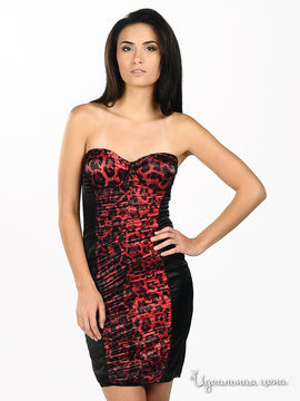 Платье Fervente женское, цвет красный / черный