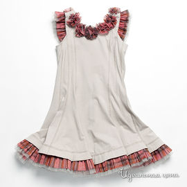 Платье Timole, цвет серый / розовый, для девочки