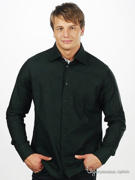 Рубашка Blend&Joop мужская, цвет зеленый