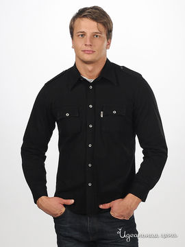 Рубашка X-MALCOM мужская, цвет черный