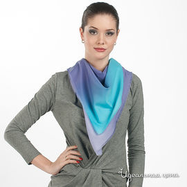 Платок Laura Biagiotti шарфы женский, цвет фиолетово-голубой