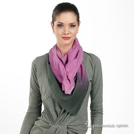 Платок Laura Biagiotti шарфы женский, цвет серый / сиреневый