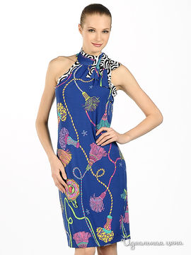 Платье Who`s whi&Moncler женское, цвет синий