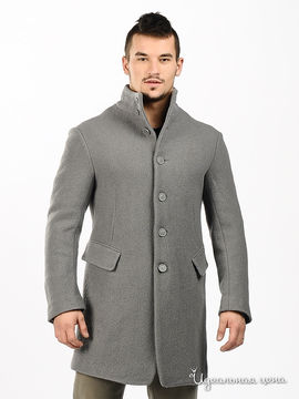 Пальто JNBY мужское, цвет серый